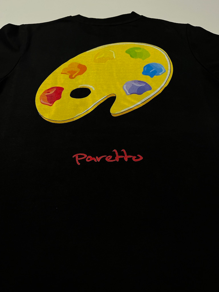 Black Paretto Palette Tee