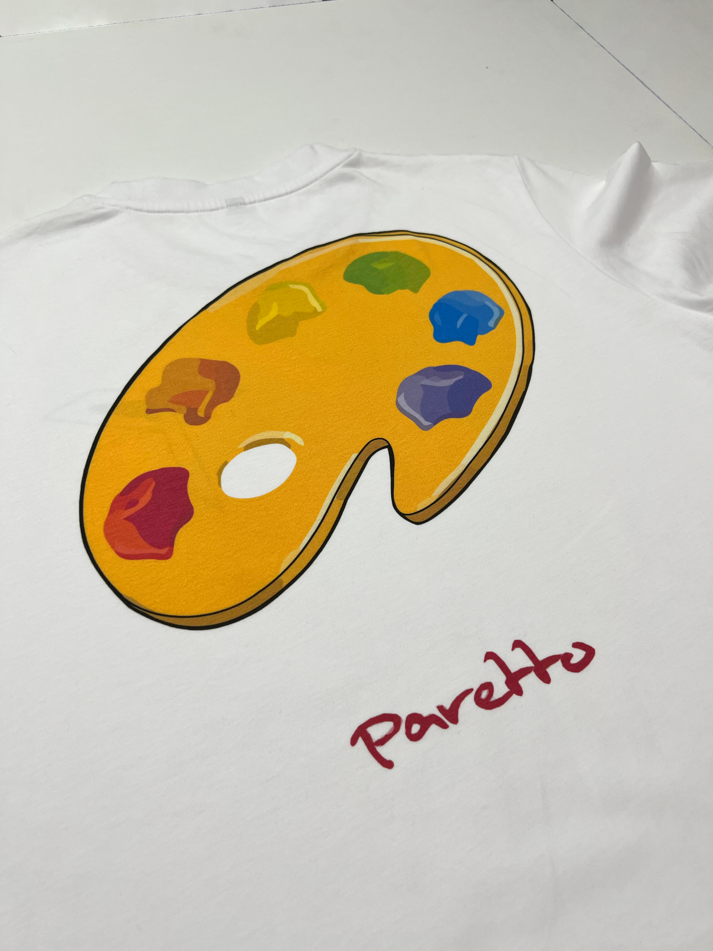 White Paretto Palette Tee